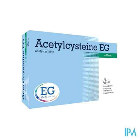 Acetylcysteine EG 600Mg Bruistabl 60X600Mg