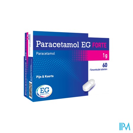 Paracetamol EG Forte 1G Filmomh Tabl  60
