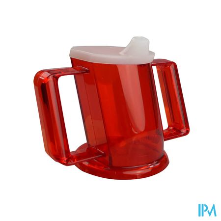 Handycup Beker Schuin Oranje+2 Tuit.237ml Henrotek