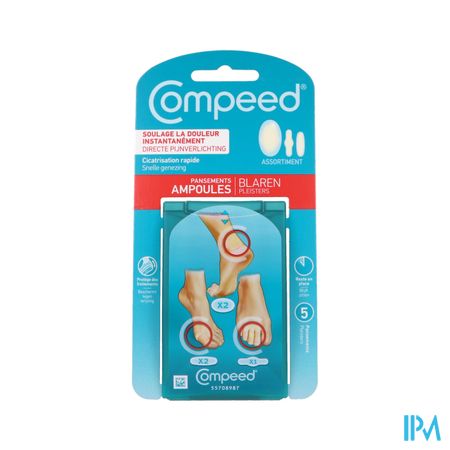 COMPEED PANS AMP ASSORTIMENT BTE 5