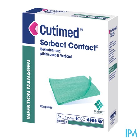 Cutimed Sorbact Contact Kp 7x9cm 5