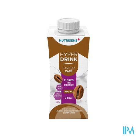 Nutrisens Hyperdrink 2kcal Vezels Koffie 4x200ml