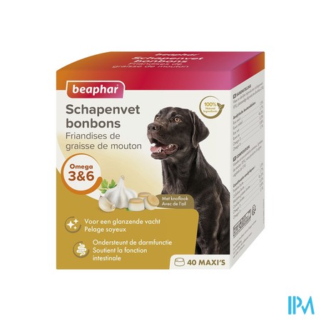 Beaphar Schapenvet Bonbons Knoflook 245g