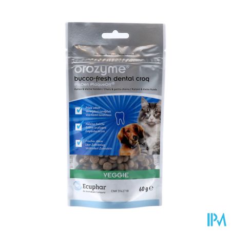 Orozyme Bucco-fresh Dental Croq Dog&cat <10kg 60g