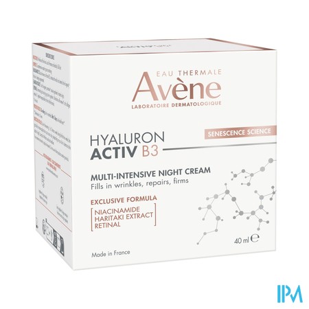 Avene Hyaluron Activ B3 Multi-intens. Nachtcr 40ml