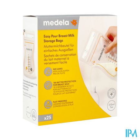 Medela Sach.conserv. Lait Mat.versement Facile 25