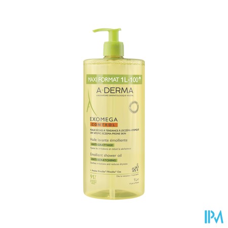Aderma Exomega Control Emolierende Wasolie 1l