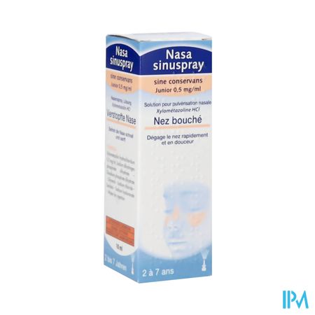 Nasasinuspray 0,5mg/ml Sine Conservans Junior 10ml