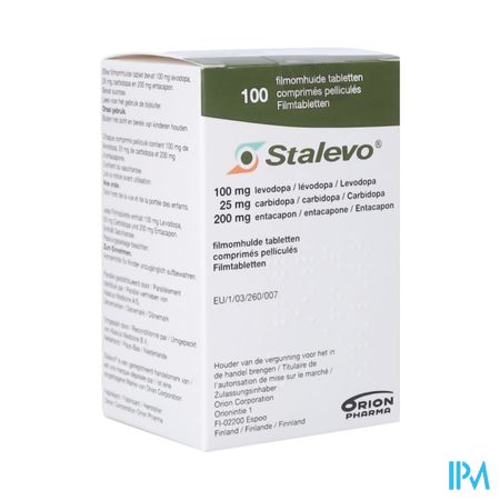 Stalevo 100mg/25mg/200mg Abacus Filmomh Tabl 100