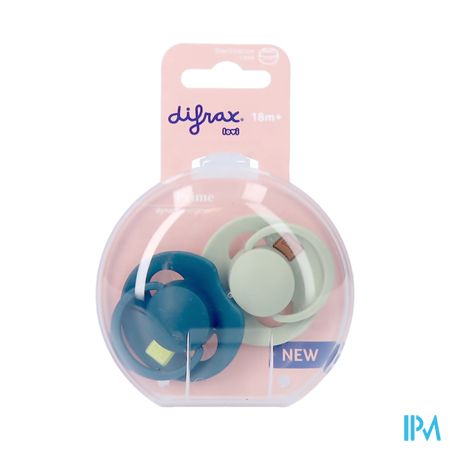 Difrax Dynamic Fopspeen 18m+ Prime Pistac./green 2