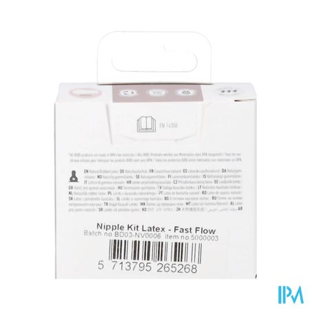 Bibs Zuigfles Spenen Latex Duopack Fast
