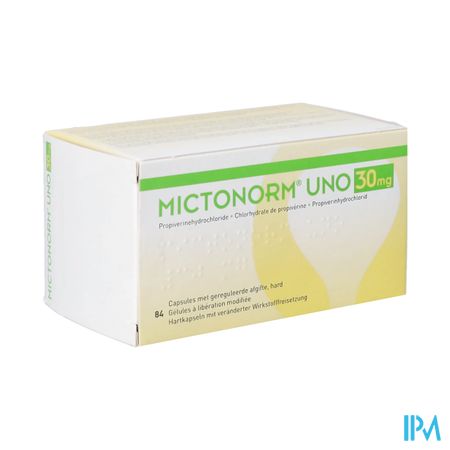 Mictonorm Uno 30mg Pi Pharma Ger.afgifte Caps 84