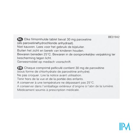 Paroxetine Viatris 30mg Comp 100 Blister 2