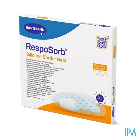 Resposorb Silicone Border Heel 25x25 3 4130210