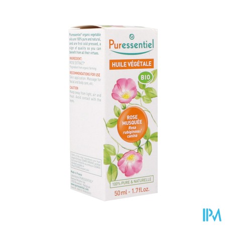 Puressentiel Huile Vegetale Bio Rose Musquee 50ml