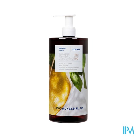 Korres Kb Bas. Lemon Gel Douche 1l