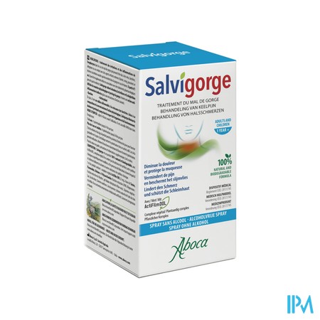 Salvigorge Spray Z/alcohol Fl 30ml