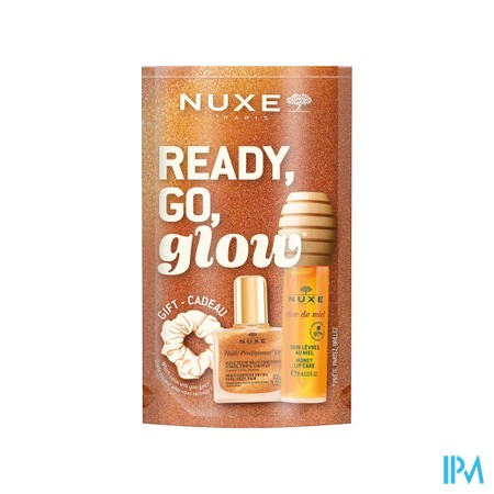 Nuxe Rdmiel Gloss 10ml+ Huile Or 10ml+ Chouchou