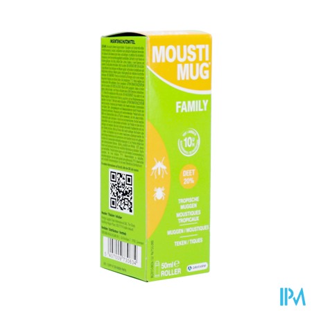 Moustimug Tropical 20% Deet Roller 50ml