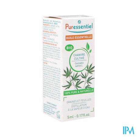 Puressentiel Eo Gecultiveerde Hennep Bio 5ml