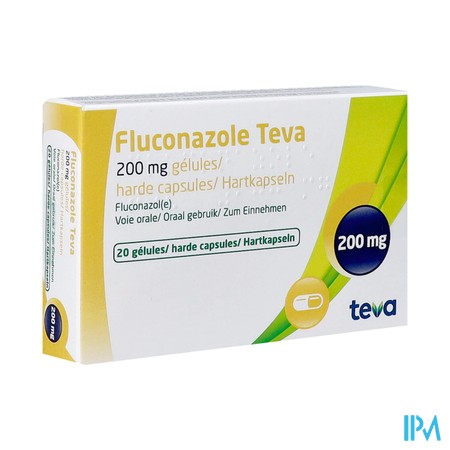 Fluconazole Teva 200mg Orifarm Caps 20