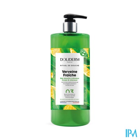Doliderm Douchegel 2in1 Verveine Fraiche Pompfl 1l