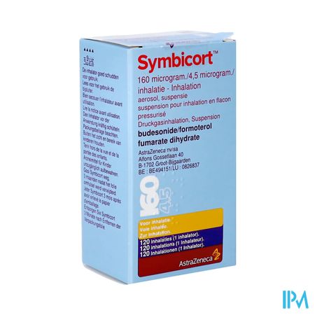 Symbicort 160mcg/4,5mcg Aerosol Doses 1x120