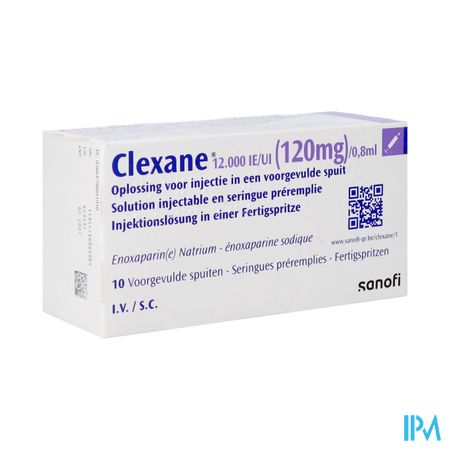 Clexane Spuit Inj 10 X120 mg/0,8ml