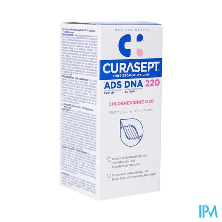 Curasept Ads/dna220 Mondspoeling Chx 0,20 200ml