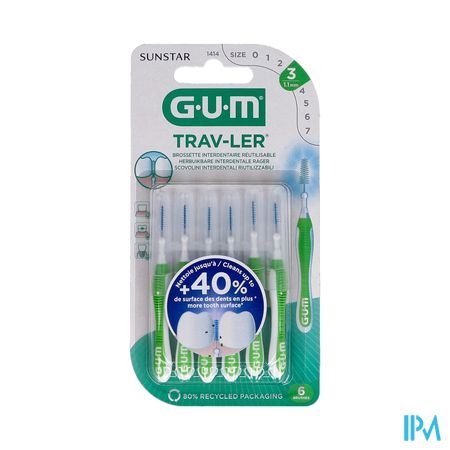 Gum Trav-ler Brosse Interdent. 1,1mm 6 1414m6