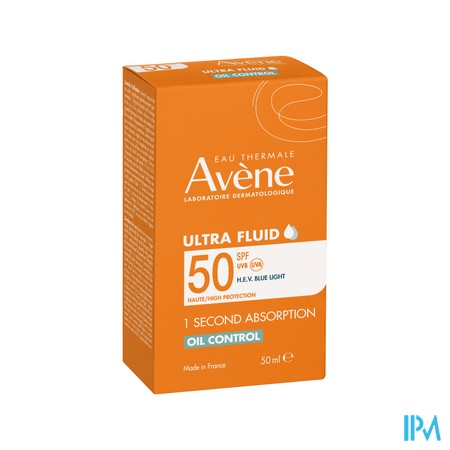 Avene Sol Spf50 Ultra Fluid Oil Cont.50ml Nf