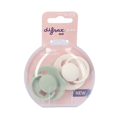Difrax Dynamic Fopspeen 0-6m Prime Coco/pistachio2