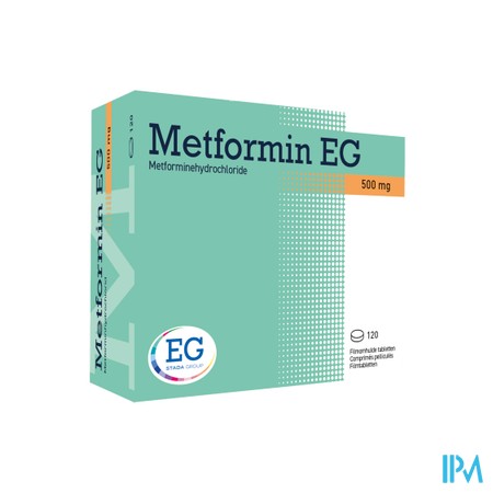 Metformin EG 500Mg Comp Pell 120