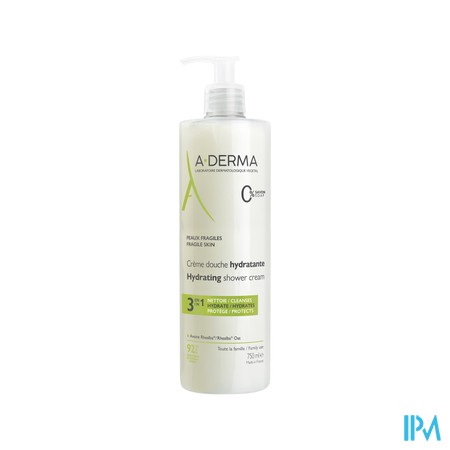 Aderma Indisp.douchecreme Hydraterend 750ml