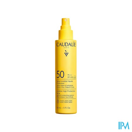 Caudalie Sun Onzichtb. Spray Hoge Besch.spf50 75ml