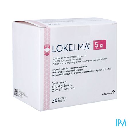 Lokelma 5g Orifarm Pdr Orale Suspensie Zakje 30