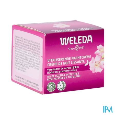 Weleda Roze&wit Thee Vitaliserende Nachtcreme 40ml