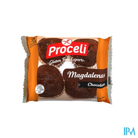Proceli Chocolade Magdalenas 4x45g Revogan