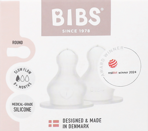 Bibs Zuigfles Spenen Siliconen Duopack Slow