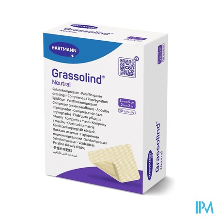 Hartmann Grassolind 5x5cm St. 50 P/s