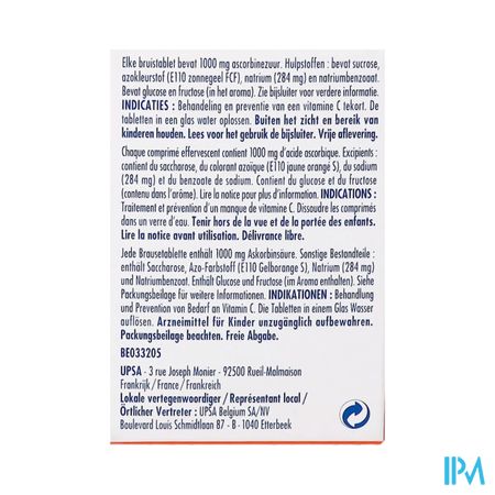 Upsa C 1000mg Comp Efferv. 40