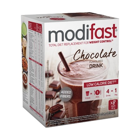 Modifast Intensive Choco Flavoured Milkshake 8x55g