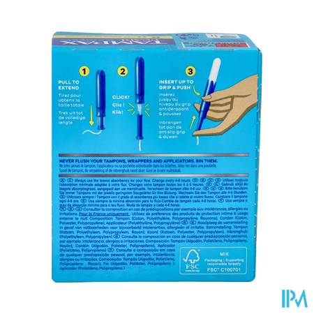 Tampax Pearl Compak Regular 20