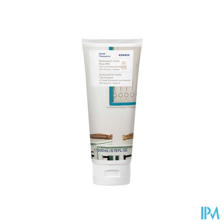 Korres Kb Lait Corporel Bergamote Poire 200ml Nf