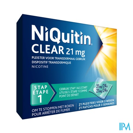 Niquitin Clear Patches 21 X 21mg