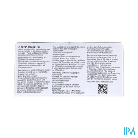Elocta 3000ui Abacus Pdr+solv Pour Sol Inj 1