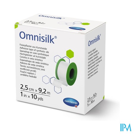 Hartmann Omnisilk 2,5cmx9,2m 1 P/s