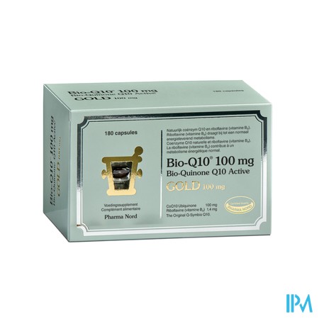 Bio-q10 100mg Gold Caps 180