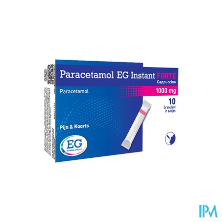 Paracetamol EG Inst.Forte 1G Cappuccino   Zakje 10