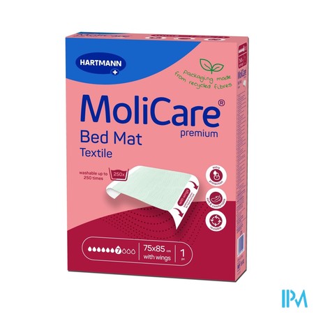 Molicare Pr Bed Mat Text. Drops 75x185cm+rabats 10